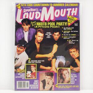 New Kids on Block Super Teen's Loud Mouth Magazine NKOTB 1990 Wear Unread Stock